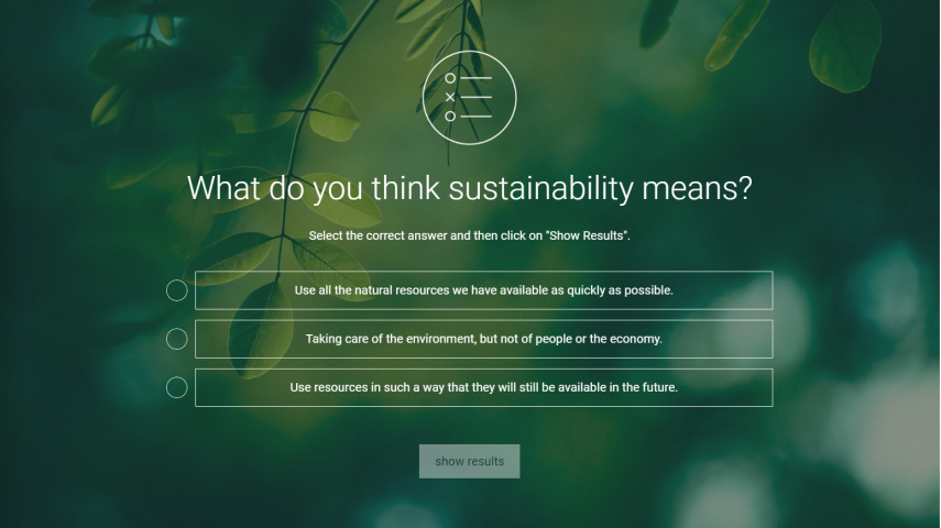 Sustainability at Work